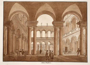 Het Palazzo Borghese, 1833